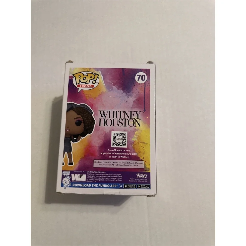 Funko Pop Icons Whitney Houston 70 Vinyl‎ Figure How Will I Know Music Legend